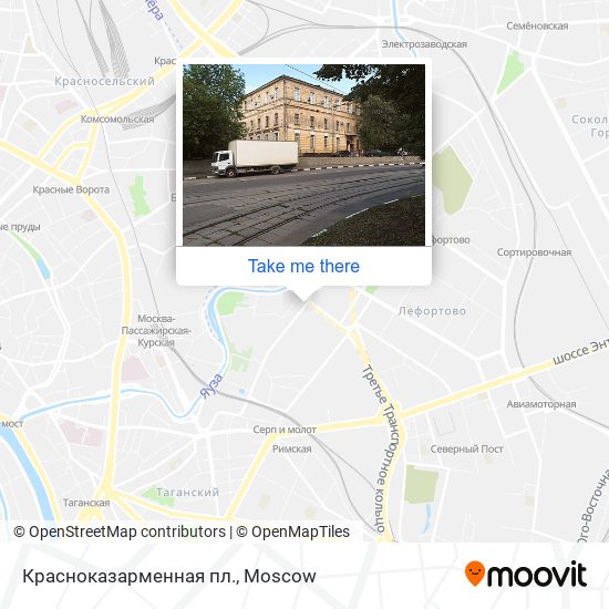Красноказарменная пл. map