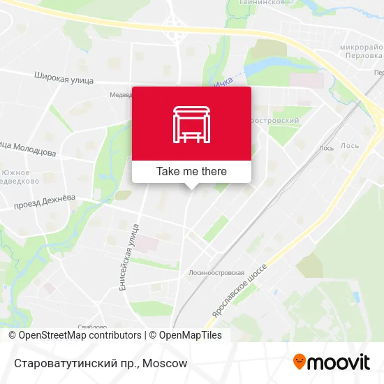 Староватутинский пр. map