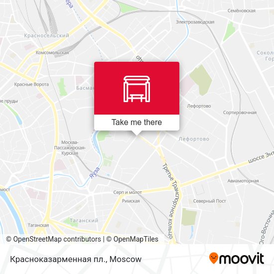 Красноказарменная пл. map