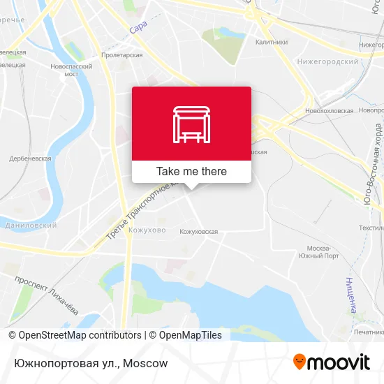 Южнопортовая ул. map