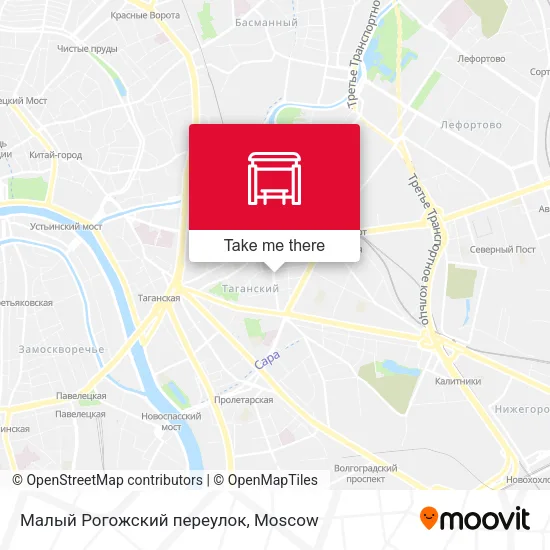 Малый Рогожский переулок map