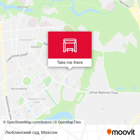 Люблинский суд map