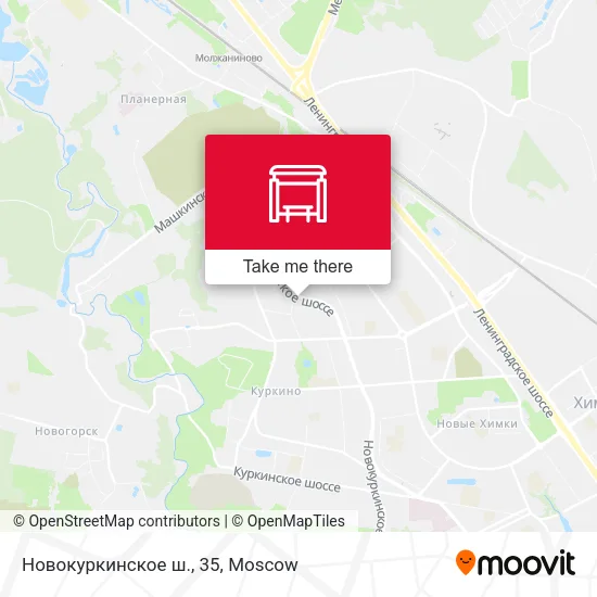 Новокуркинское ш., 35 map