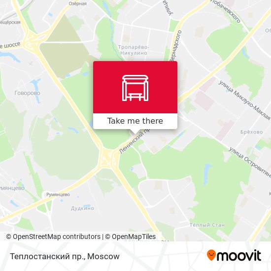 Теплостанский пр. map