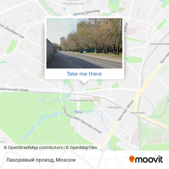 Лазоревый проезд map