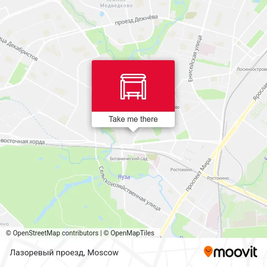 Лазоревый проезд map