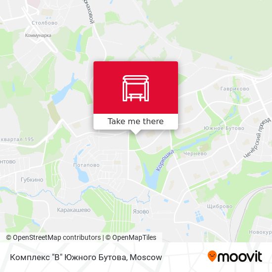 Комплекс "В" Южного Бутова map