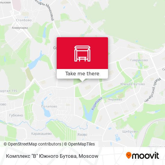 Комплекс "В" Южного Бутова map