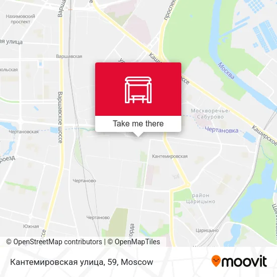 Кантемировская улица, 59 map
