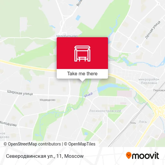 Северодвинская ул., 11 map