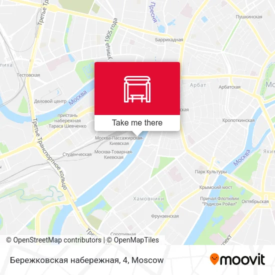 Бережковская набережная, 4 map
