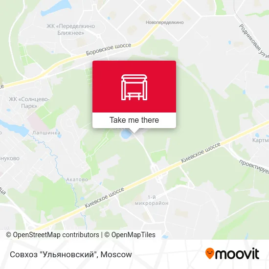 Совхоз "Ульяновский" map