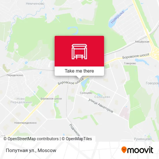 Попутная ул. map