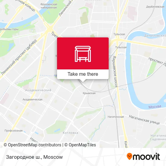 Загородное ш. map