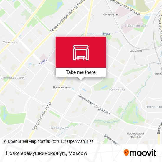 Новочеремушкинская ул. map