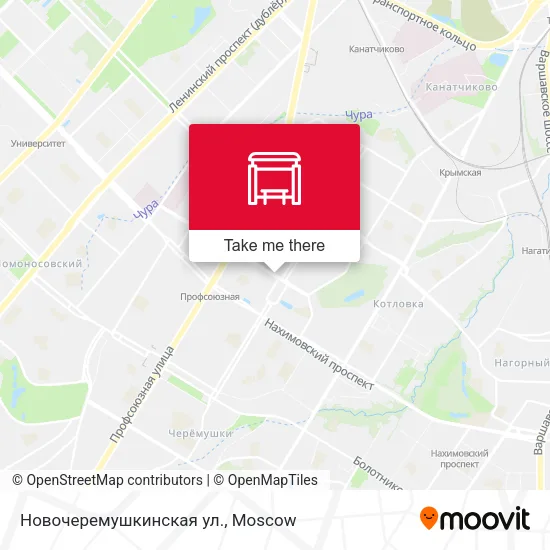 Новочеремушкинская ул. map