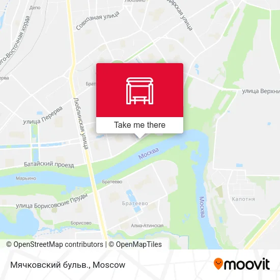 Мячковский бульв. map