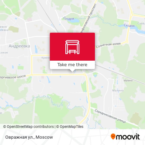 Овражная ул. map