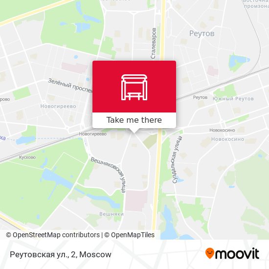 Реутовская ул., 2 map
