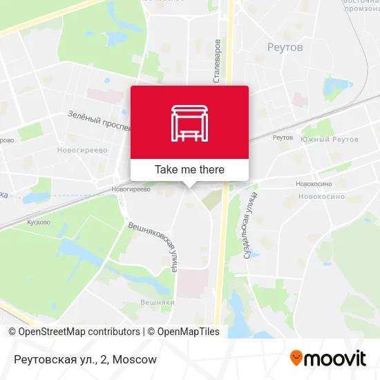 Реутовская ул., 2 map