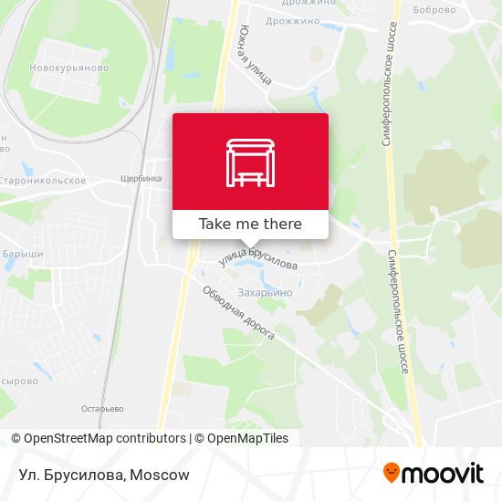Ул. Брусилова map