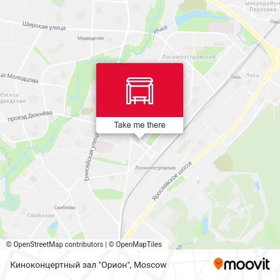 Киноконцертный зал "Орион" map
