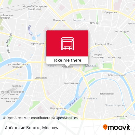 Арбатские Ворота map