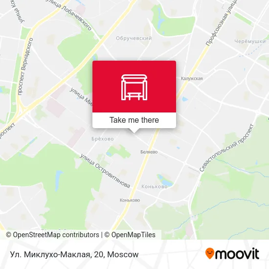 Ул. Миклухо-Маклая, 20 map