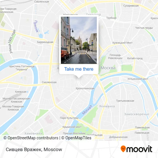 Сивцев Вражек map