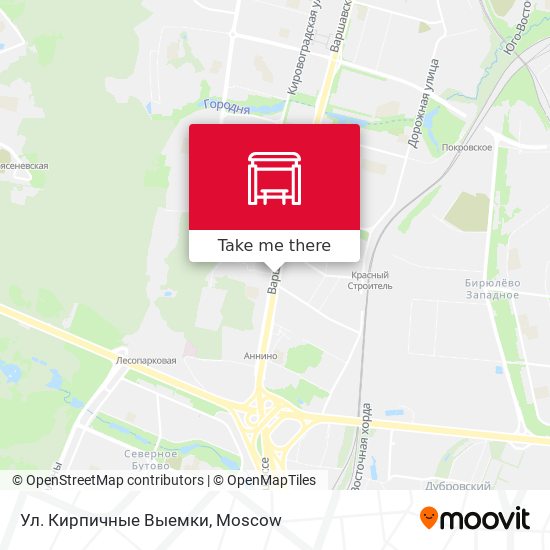 Ул. Кирпичные Выемки map