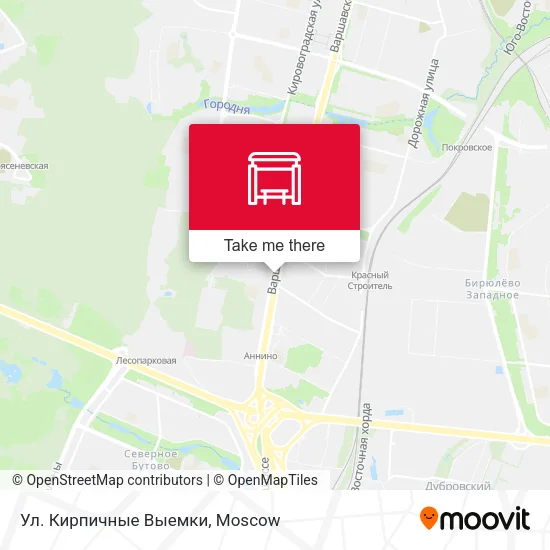 Ул. Кирпичные Выемки map