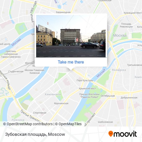 Зубовская площадь map