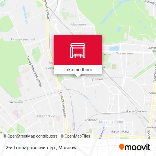 2-й Гончаровский пер. map