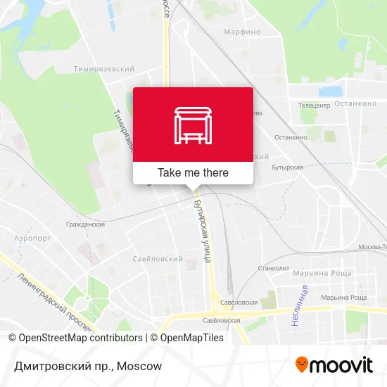 Дмитровский пр. map