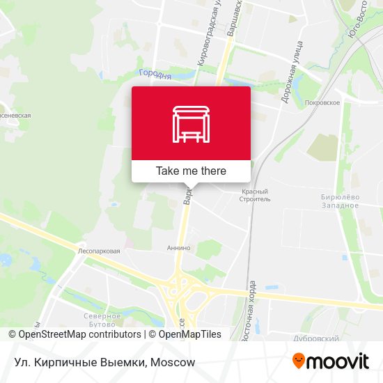 Ул. Кирпичные Выемки map