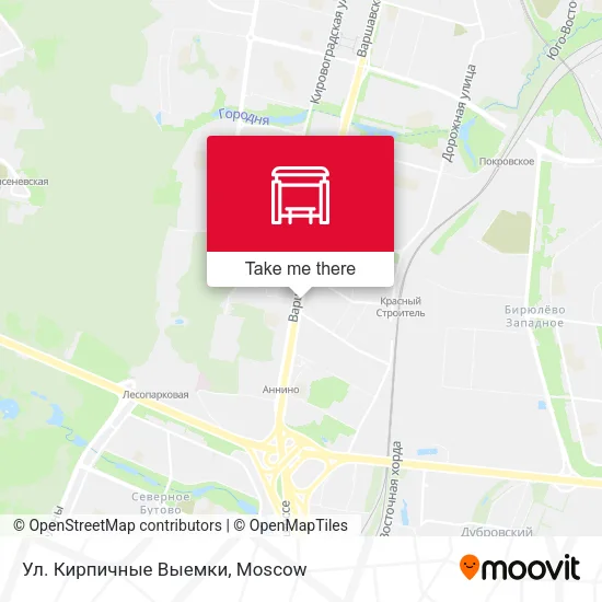 Ул. Кирпичные Выемки map