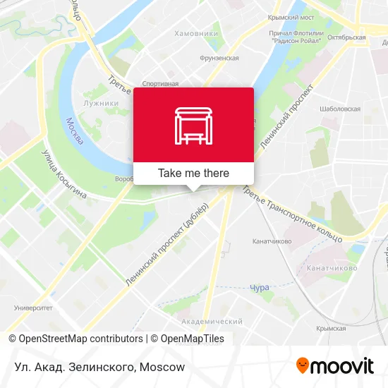 Ул. Акад. Зелинского map