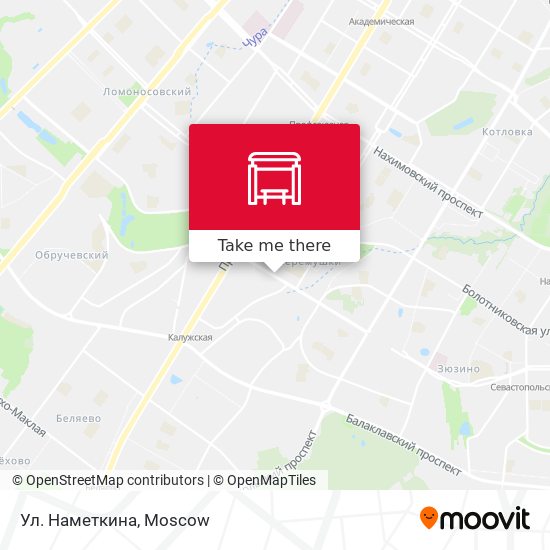Ул. Наметкина map