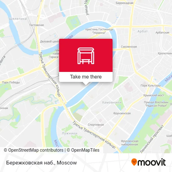 Бережковская наб. map