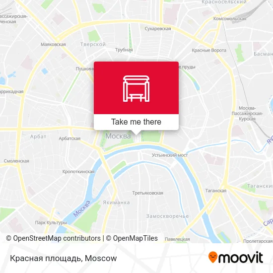 Красная площадь map