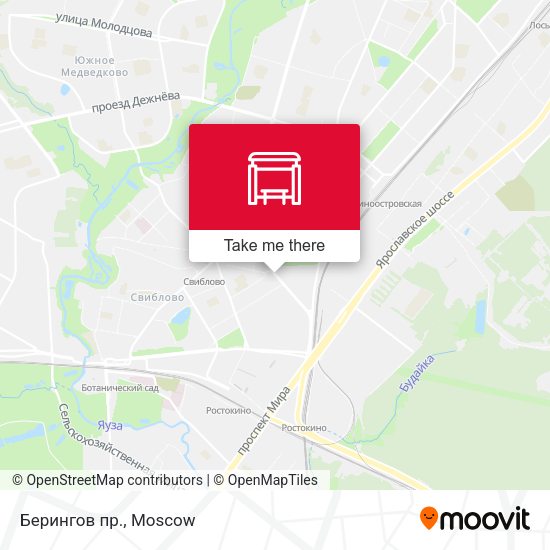 Берингов пр. map