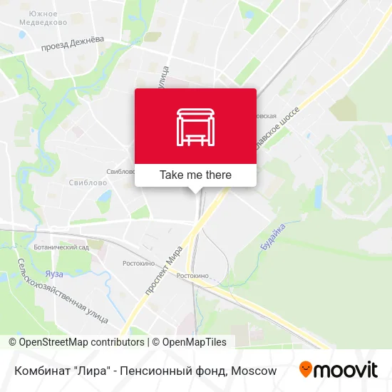 Комбинат "Лира" - Пенсионный фонд map
