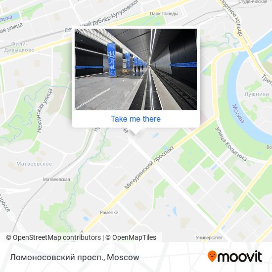 Ломоносовский просп. map