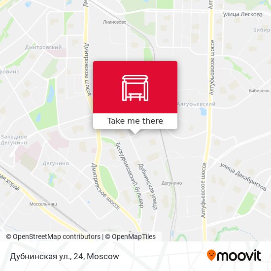 Дубнинская ул., 24 map