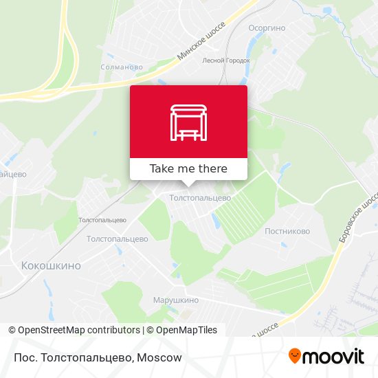 Пос. Толстопальцево map