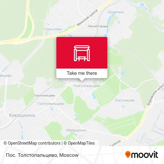 Пос. Толстопальцево map