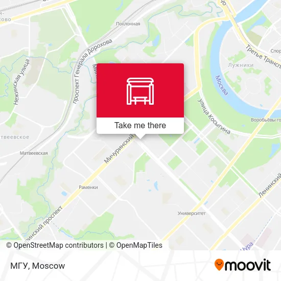 МГУ map