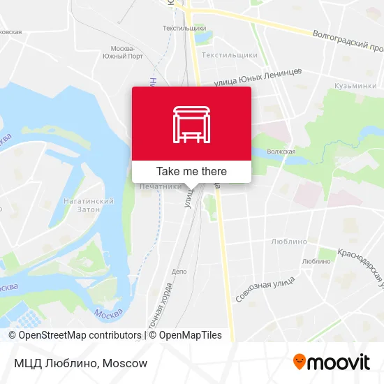 МЦД Люблино map