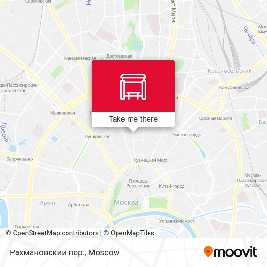 Рахмановский пер. map