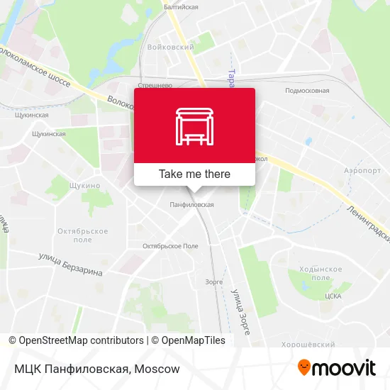 МЦК Панфиловская map